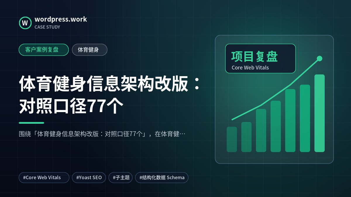 体育健身信息架构改版:对照口径77个|客户案例复盘|体育健身