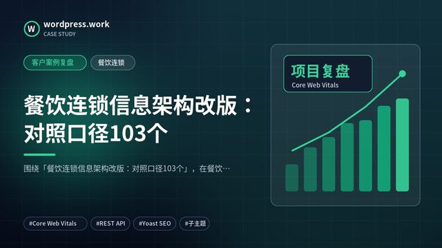 餐饮连锁信息架构改版：对照口径103个｜客户案例复盘｜餐饮连锁