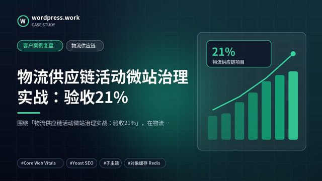 物流供应链活动微站治理实战:验收21%|客户案例复盘|物流供应链