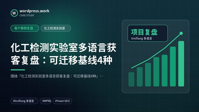 化工检测实验室多语言获客复盘:可迁移基线4种|客户案例复盘|化工检测实验室