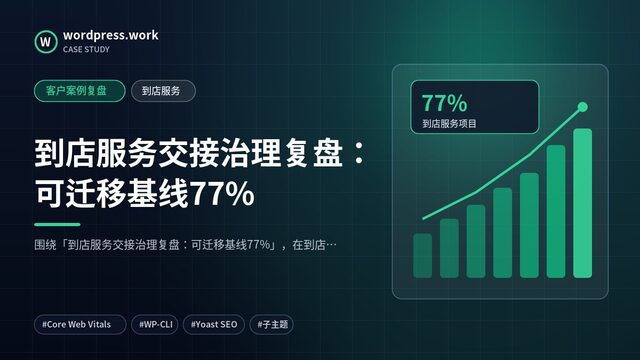 到店服务交接治理复盘:可迁移基线77%|客户案例复盘|到店服务