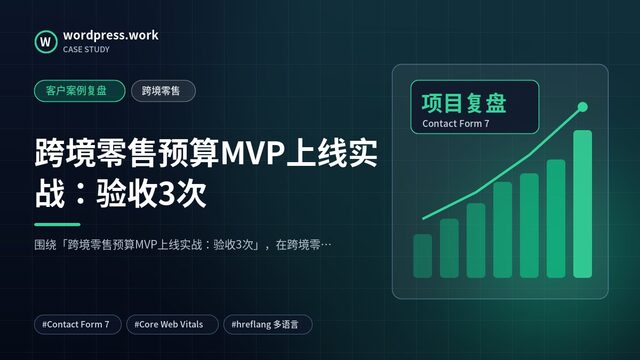 跨境零售预算MVP上线实战:验收3次|客户案例复盘|跨境零售