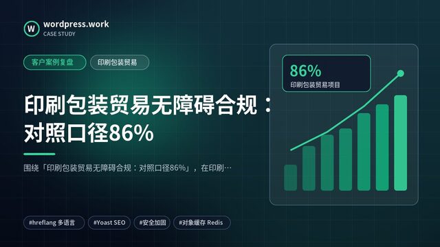 印刷包装贸易无障碍合规:对照口径86%|客户案例复盘|印刷包装贸易