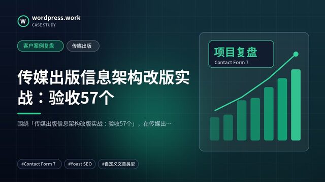 传媒出版信息架构改版实战：验收57个｜客户案例复盘｜传媒出版