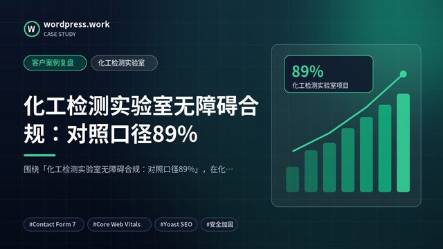 化工检测实验室无障碍合规:对照口径89%|客户案例复盘|化工检测实验室