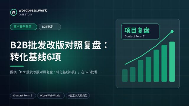 B2B批发改版对照复盘:转化基线6项|客户案例复盘|B2B批发