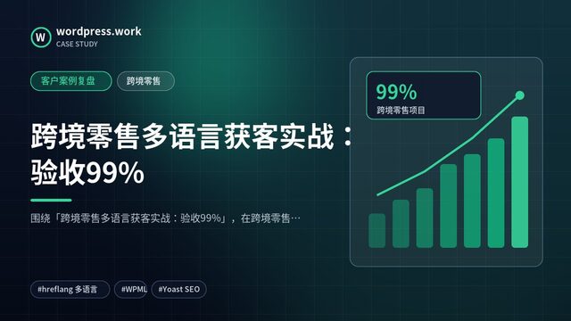 跨境零售多语言获客实战:验收99%|客户案例复盘|跨境零售