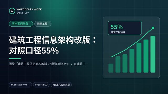 建筑工程信息架构改版:对照口径55%|客户案例复盘|建筑工程