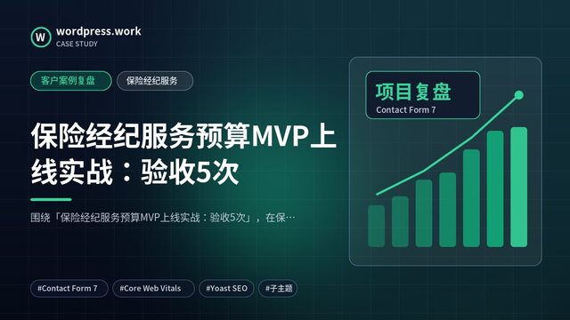 保险经纪服务预算MVP上线实战:验收5次|客户案例复盘|保险经纪服务