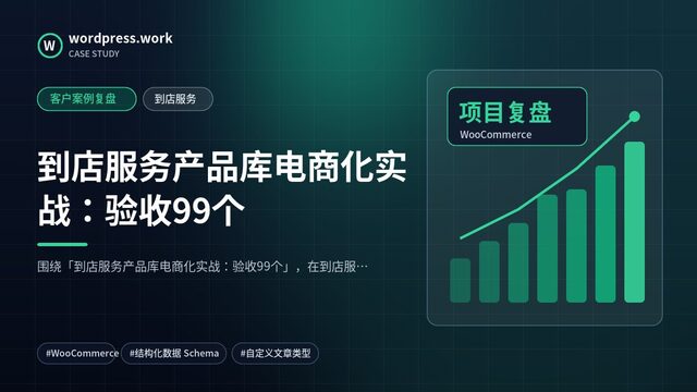 到店服务产品库电商化实战:验收99个|客户案例复盘|到店服务