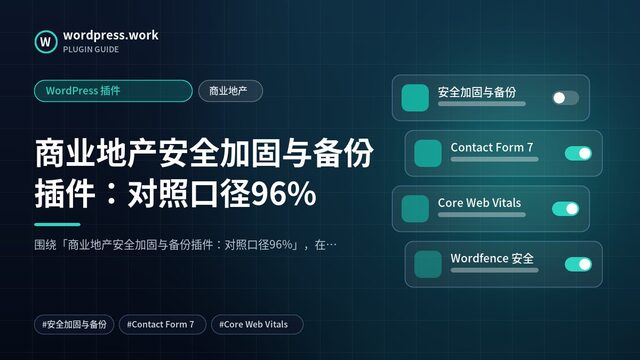 商业地产安全加固与备份插件:对照口径96%|WordPress 插件|商业地产