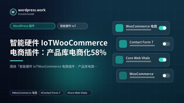 智能硬件 IoTWooCommerce 电商插件:产品库电商化58%|WordPress 插件|智能硬件 IoT