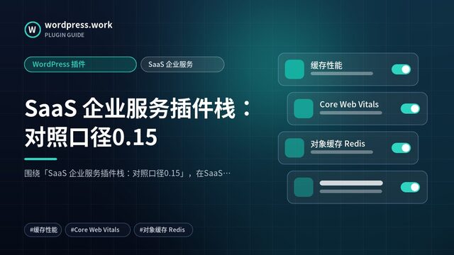 SaaS 企业服务插件栈：对照口径0.15｜WordPress 插件｜SaaS 企业服务