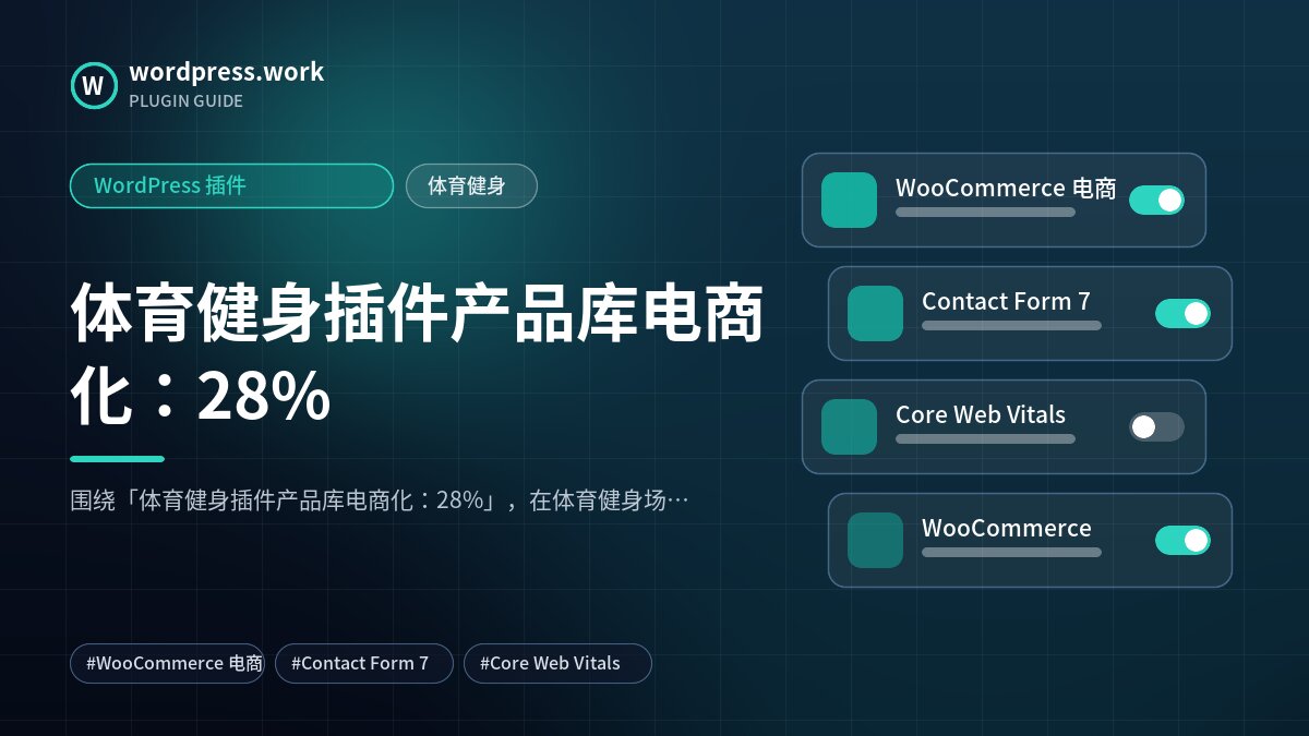 体育健身插件产品库电商化:28%|WordPress 插件|体育健身