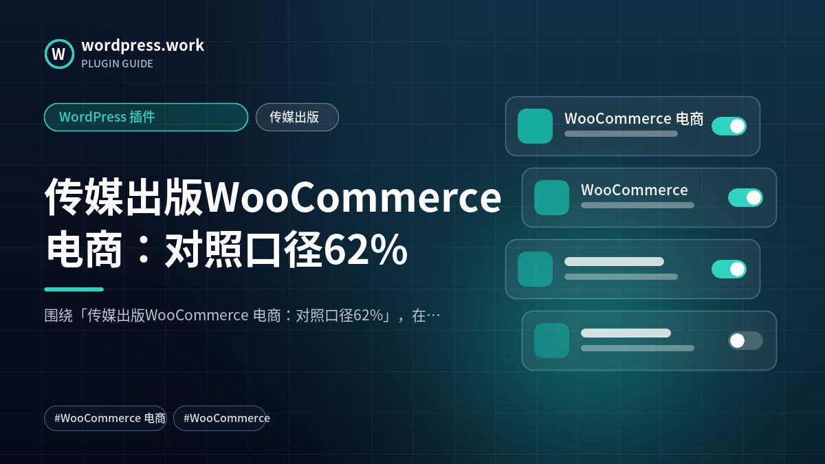 传媒出版WooCommerce 电商:对照口径62%|WordPress 插件|传媒出版