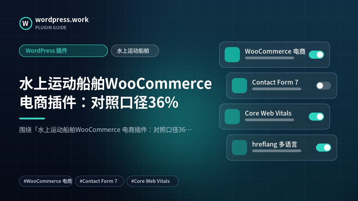 水上运动船舶WooCommerce 电商插件:对照口径36%|WordPress 插件|水上运动船舶