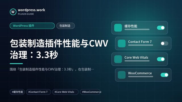 包装制造插件性能与CWV治理:3.3秒|WordPress 插件|包装制造