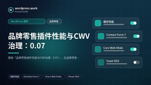 品牌零售插件性能与CWV治理:0.07|WordPress 插件|品牌零售