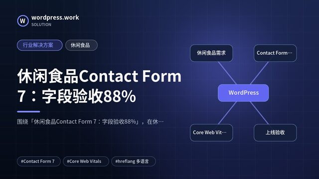 休闲食品Contact Form 7:字段验收88%|行业解决方案|休闲食品