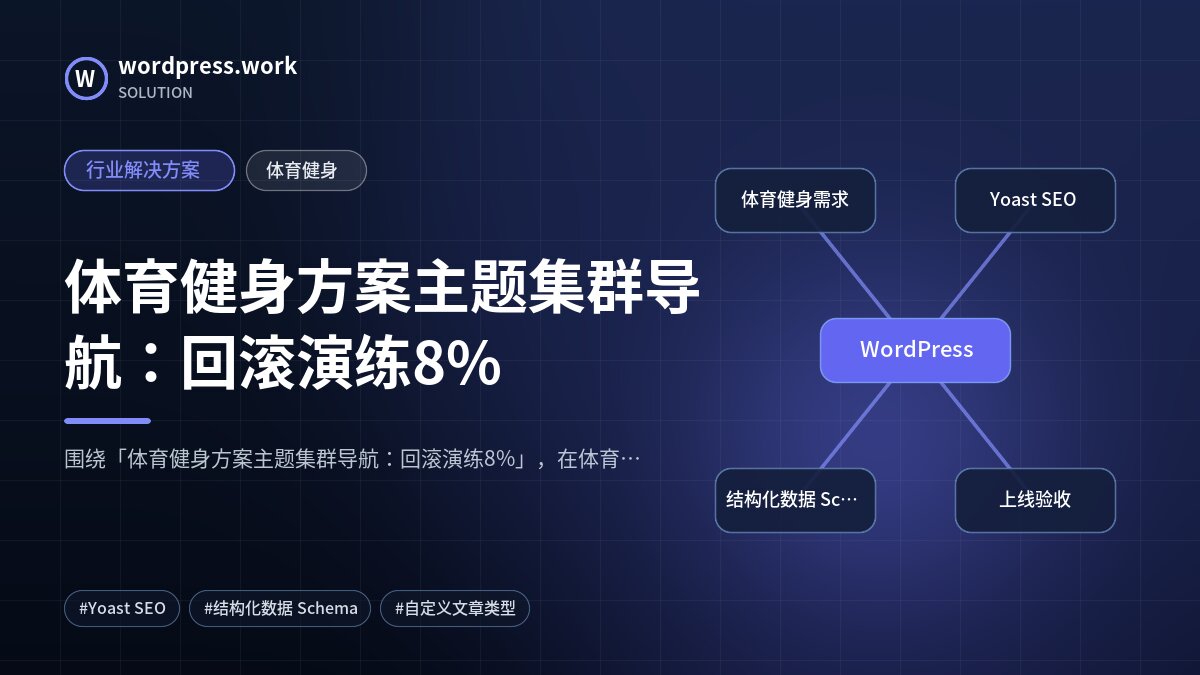 体育健身方案主题集群导航：回滚演练8%｜行业解决方案｜体育健身