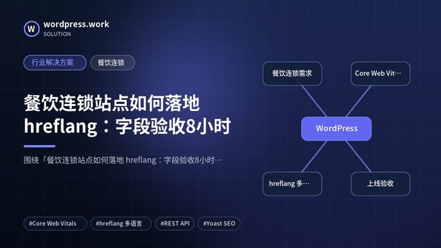 餐饮连锁站点如何落地 hreflang：字段验收8小时｜行业解决方案｜餐饮连锁