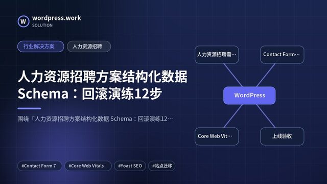 人力资源招聘方案结构化数据 Schema:回滚演练12步|行业解决方案|人力资源招聘