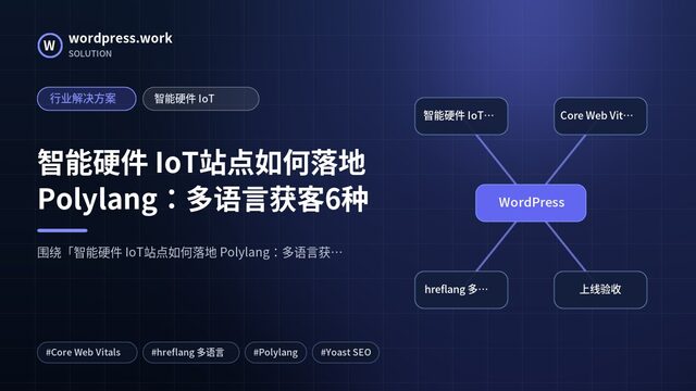 智能硬件 IoT站点如何落地 Polylang:多语言获客6种|行业解决方案|智能硬件 IoT