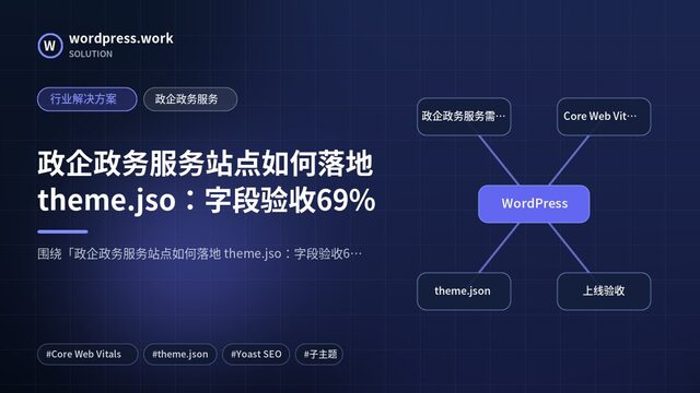 政企政务服务站点如何落地 theme.jso:字段验收69%|行业解决方案|政企政务服务