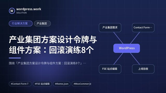 产业集团方案设计令牌与组件方案:回滚演练8个|行业解决方案|产业集团