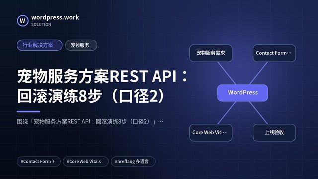 宠物服务方案REST API:回滚演练8步(口径2)|行业解决方案|宠物服务