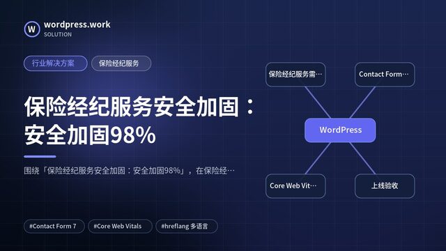 保险经纪服务安全加固:安全加固98%|行业解决方案|保险经纪服务