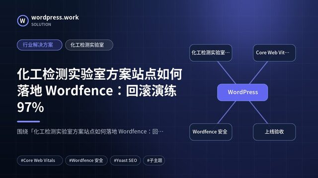化工检测实验室方案站点如何落地 Wordfence：回滚演练97%｜行业解决方案｜化工检测实验室