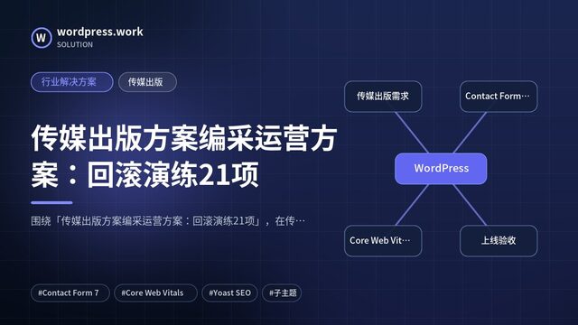 传媒出版方案编采运营方案:回滚演练21项|行业解决方案|传媒出版
