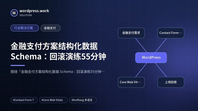 金融支付方案结构化数据 Schema:回滚演练55分钟|行业解决方案|金融支付