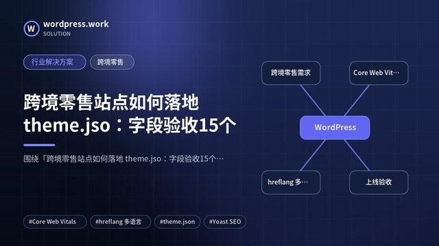 跨境零售站点如何落地 theme.jso:字段验收15个|行业解决方案|跨境零售