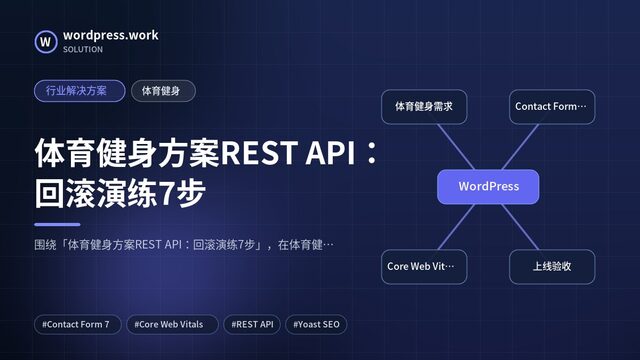 体育健身方案REST API:回滚演练7步|行业解决方案|体育健身