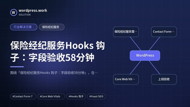 保险经纪服务Hooks 钩子:字段验收58分钟|行业解决方案|保险经纪服务