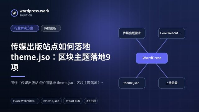 传媒出版站点如何落地 theme.jso:区块主题落地9项|行业解决方案|传媒出版