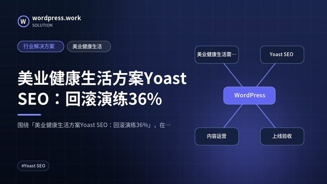 美业健康生活方案Yoast SEO:回滚演练36%|行业解决方案|美业健康生活