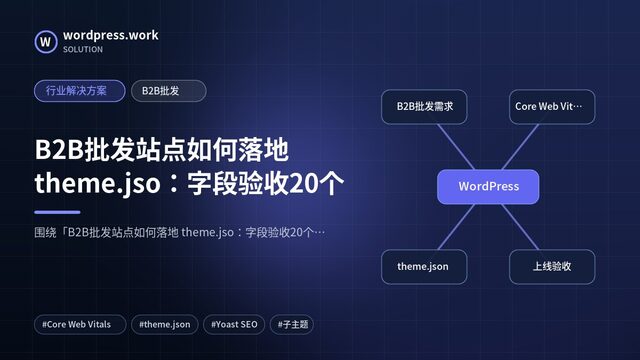 B2B批发站点如何落地 theme.jso:字段验收20个|行业解决方案|B2B批发