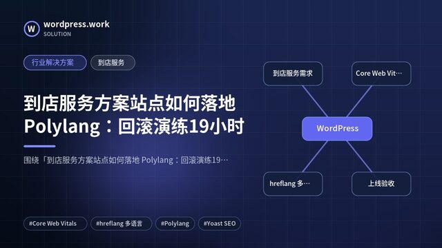 到店服务方案站点如何落地 Polylang：回滚演练19小时｜行业解决方案｜到店服务