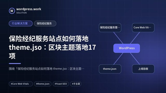 保险经纪服务站点如何落地 theme.jso:区块主题落地17项|行业解决方案|保险经纪服务