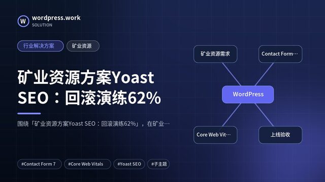 矿业资源方案Yoast SEO：回滚演练62%｜行业解决方案｜矿业资源