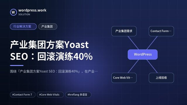 产业集团方案Yoast SEO:回滚演练40%|行业解决方案|产业集团