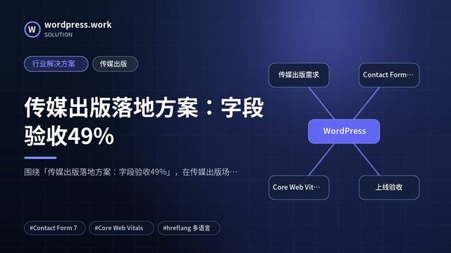 传媒出版落地方案:字段验收49%|行业解决方案|传媒出版