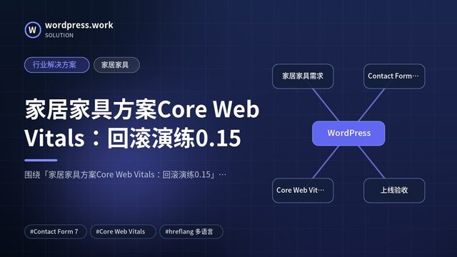 家居家具方案Core Web Vitals:回滚演练0.15|行业解决方案|家居家具