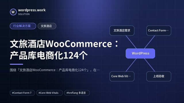 文旅酒店WooCommerce:产品库电商化124个|行业解决方案|文旅酒店