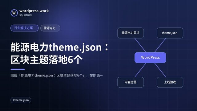 能源电力theme.json:区块主题落地6个|行业解决方案|能源电力