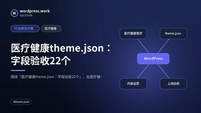 医疗健康theme.json:字段验收22个|行业解决方案|医疗健康